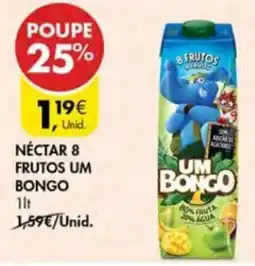 Pingo Doce Néctar 8 frutos um bongo promoção