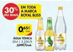 Pingo Doce Água tônica royal bliss promoção