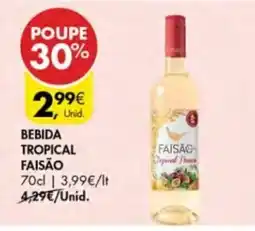 Pingo Doce Bebida tropical faisão promoção