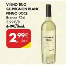 Pingo Doce Vinho tejo sauvignon blanc pingo doce promoção