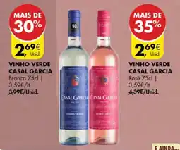 Pingo Doce vinho verde casal garcia branco promoção