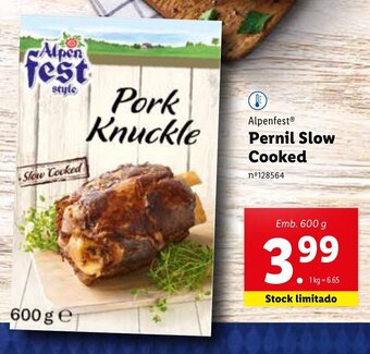 Lidl Alpenfest Pernil Slow Cooked 600g promoção