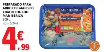 Arroz de marisco com refogado mar ibérica