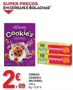 E.Leclerc Cereais cookie'z nacional promoção