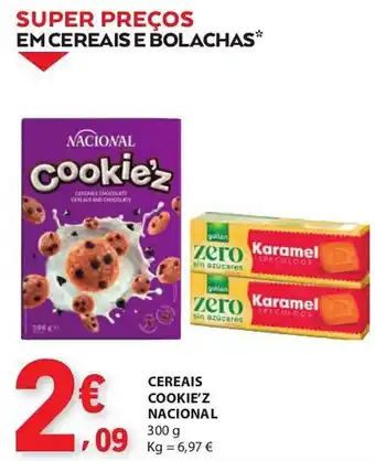 Cereais cookie'z nacional