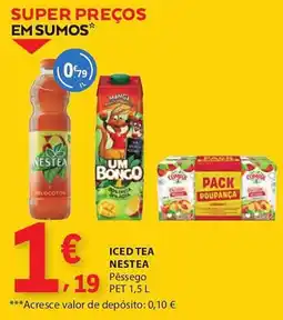 E.Leclerc Iced Tea Nestea Pêssego promoção