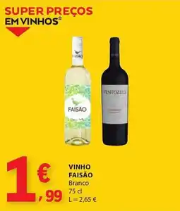 E.Leclerc Vinho Faisão Branco promoção