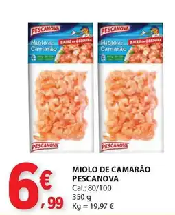E.Leclerc miolo de camarão pescanova promoção