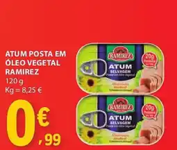 E.Leclerc atum posta em óleo vegetal ramirez promoção