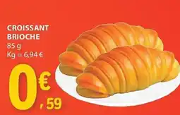 E.Leclerc Croissant brioche promoção