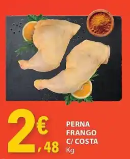 E.Leclerc Perna frango c/ costa promoção