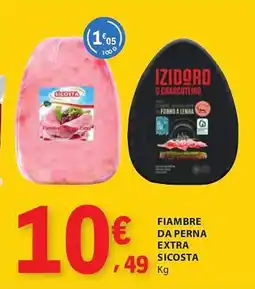 E.Leclerc Fiambre da perna extra sicosta promoção