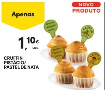 Cruffin pistácio/pastel de nata