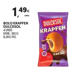 Continente Bolo krapfen dulcesol promoção
