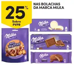 Continente Nas bolachas da marca milka promoção