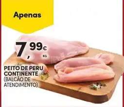 Continente Peito de peru continente promoção