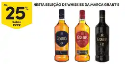 Continente whiskies da marca grant's promoção