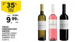 Continente vinho herda dos grous promoção