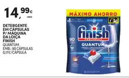 Continente Detergente em cápsulas p/ máquina da loiça finish quantum promoção