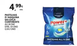 Continente pastilhas all in one power+ promoção