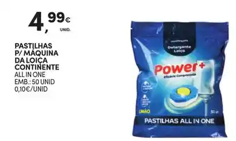 Continente pastilhas all in one power+ promoção
