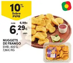 Continente Nuggets de frango promoção