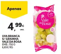 Continente Uva branca s/ grainha vale da rosa promoção