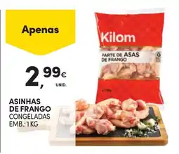 Continente Asinhas de frango kilom promoção