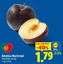 Lidl Ameixa Nacional promoção