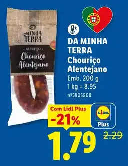 Lidl Chouriço Alentejano da minha terra promoção