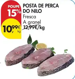 Pingo Doce Posta de perca do nilo promoção