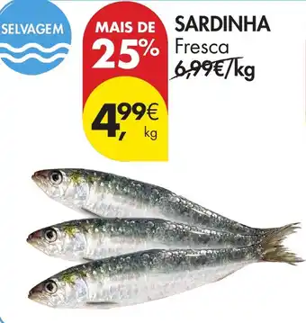 Sardinha selvagem fresca