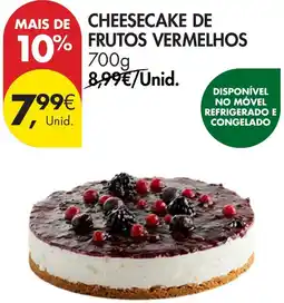 Pingo Doce Cheesecake de frutos vermelhos promoção
