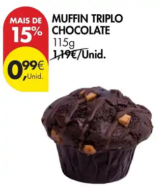 Pingo Doce Muffin triplo chocolate promoção