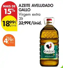 Pingo Doce azeite aveludado gallo promoção