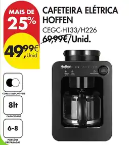 Pingo Doce cafeteira elétrica hoffen promoção