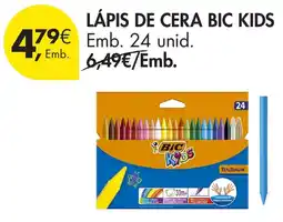 Pingo Doce lápiz de cera bic kids promoção