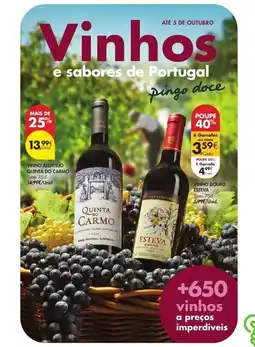 Pingo Doce Quinta do Carmo promoção
