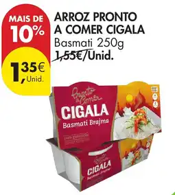 Pingo Doce Arroz pronto a comer cigala promoção