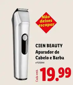 Lidl Cien beauty aparador de cabelo e barba promoção