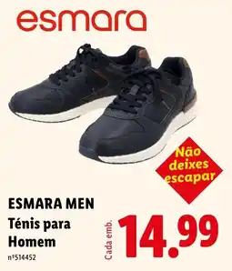 Lidl esmara tênis para homem promoção