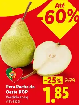 Lidl Pera Rocha do Oeste DOP promoção
