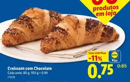 Lidl Croissant com Chocolate promoção