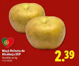 Lidl Maçã Reineta de Alcobaça IGP promoção