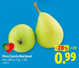 Lidl Pera Coscia Nacional promoção
