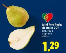 Lidl Mini Pera Rocha do Oeste DOP promoção