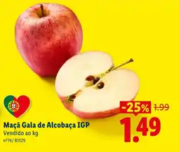 Lidl Maçã Gala de Alcobaça IGP promoção