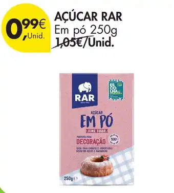Açúcar rar em pó