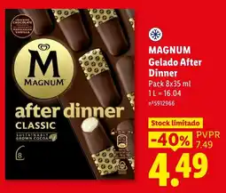 Lidl magnum after dinner classic promoção