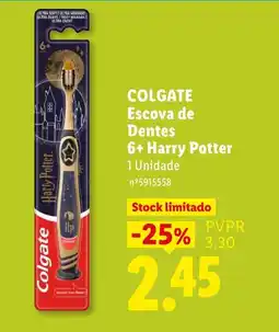 Lidl Colgate escova de dentes 6+ harry potter promoção